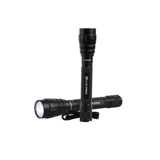 LUX PRO CONVENIENT 2AA FLASHLIGHTS 2PK 133 LUMENS