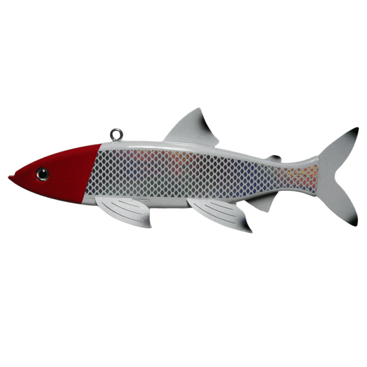 LAKCO SPEARING DECOYS WOOD WHITE/RED HEAD