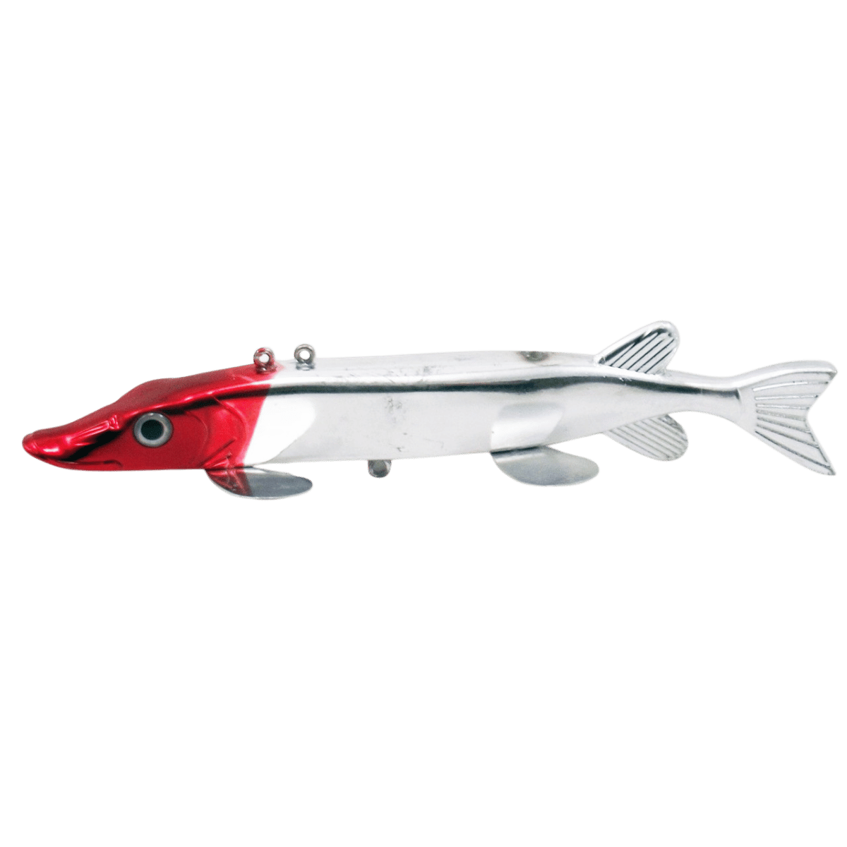LAKCO SPEARING DECOYS PLASTIC RED/SILVER 7 INCH