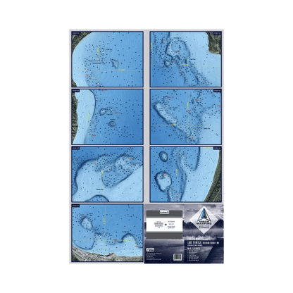 LAKE MAPS ARROW MAPPING LAKE BEMIDJI - FEATURING VIEW