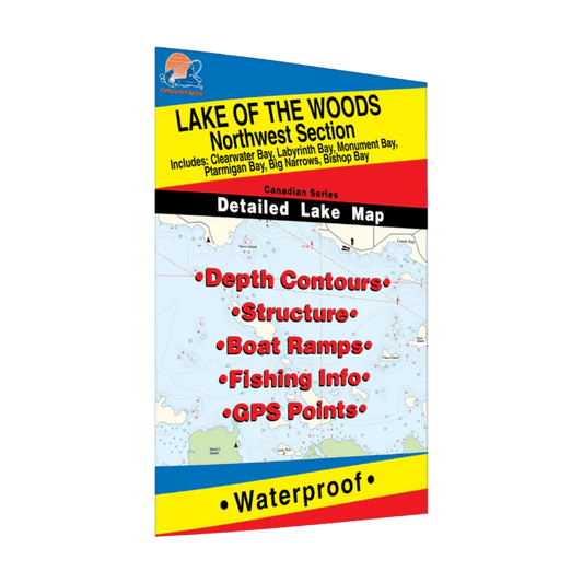 LAKEMAPS/IN DEPTH FHS LAKE OF THE WOODS NORTHWEST