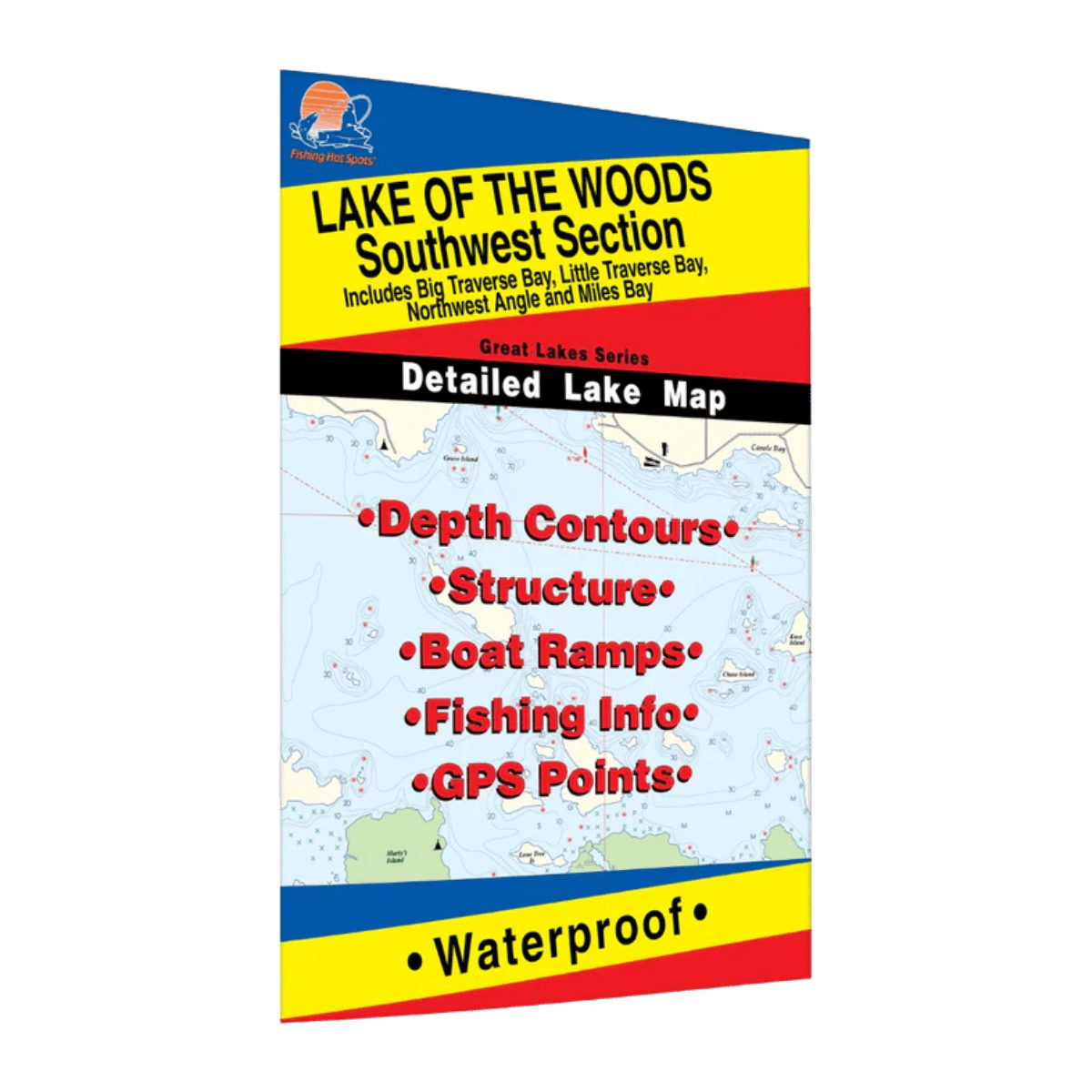 LAKEMAPS/IN DEPTH FHS LAKE OF THE WOODS SOUTHWEST