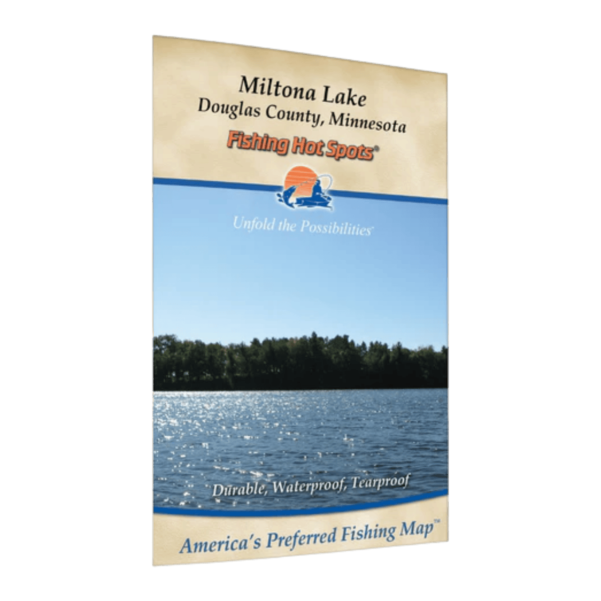 LAKEMAPS/IN DEPTH FISHING HOT SPOTS MILTONA LAKE