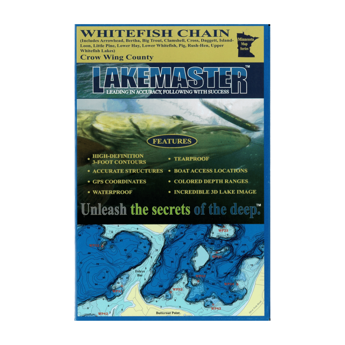 LAKEMASTER PROMAPS WHITEFISH CHAIN