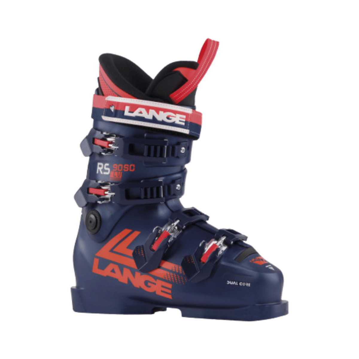 LANGE RS 90 SC SKI BOOTS - LEGEND BLUE - RIGHT SIDE VIEW