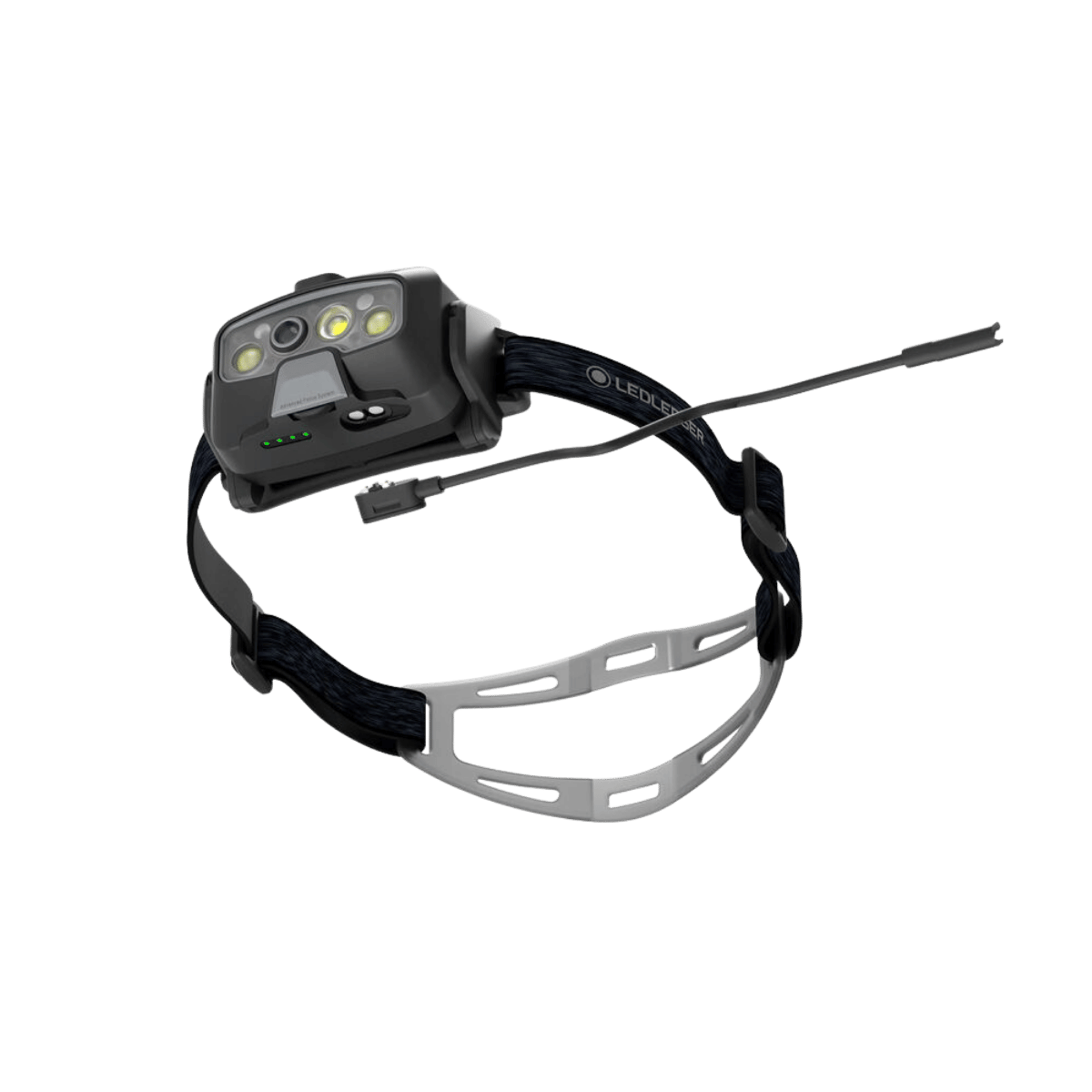 LEDLENSER RECHARGEABLE HEAD TORCH - DYNAMIC ANGLED VIEW