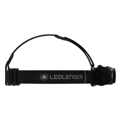 LEDLENSER REMOVABLE HEAD LAMP - BLACK - 600LM - SIDE VIEW