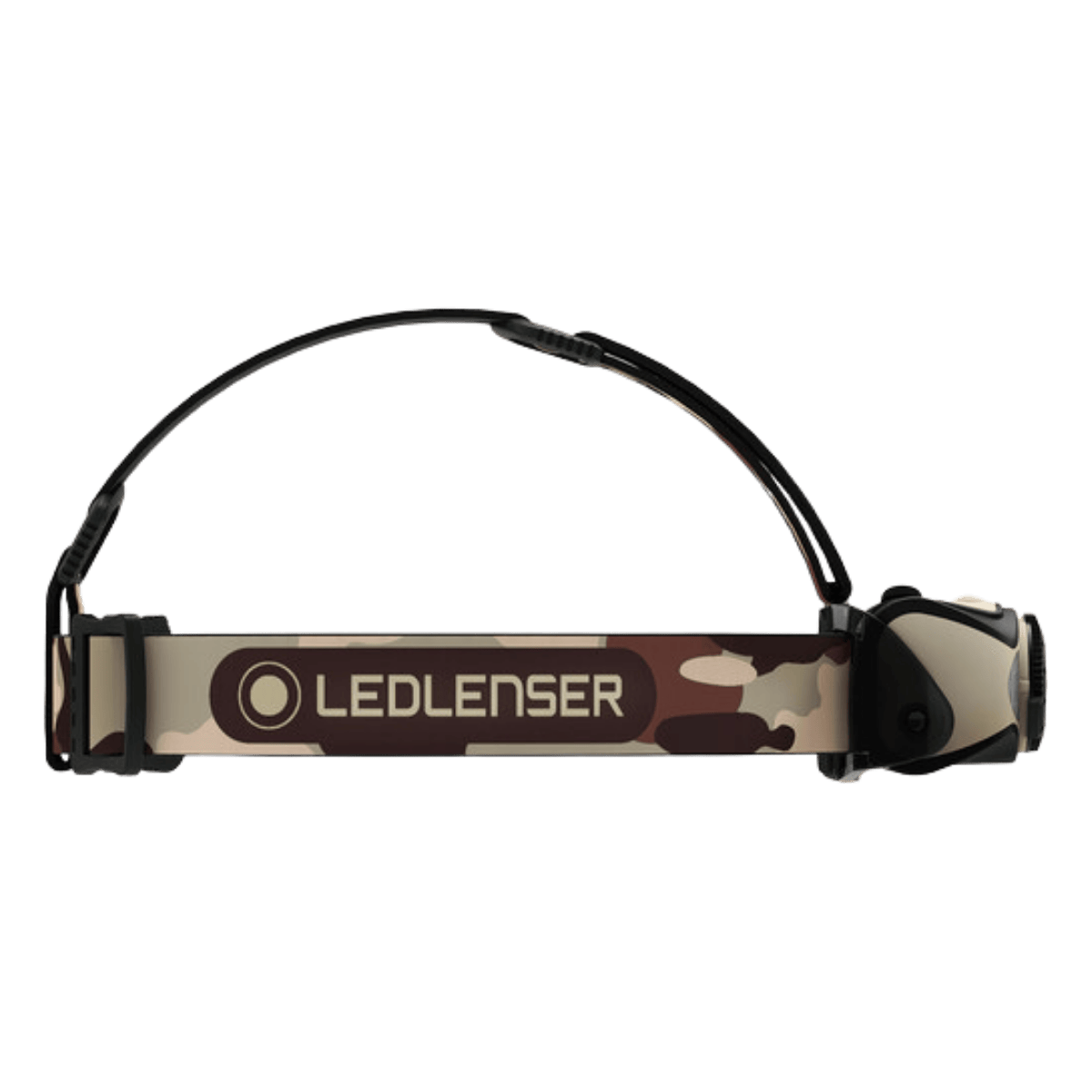 LEDLENSER REMOVABLE HEAD LAMP - CAMO - 600LM - SIDE VIEW