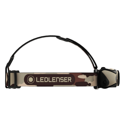 LEDLENSER REMOVABLE HEAD LAMP - CAMO - 600LM - SIDE VIEW