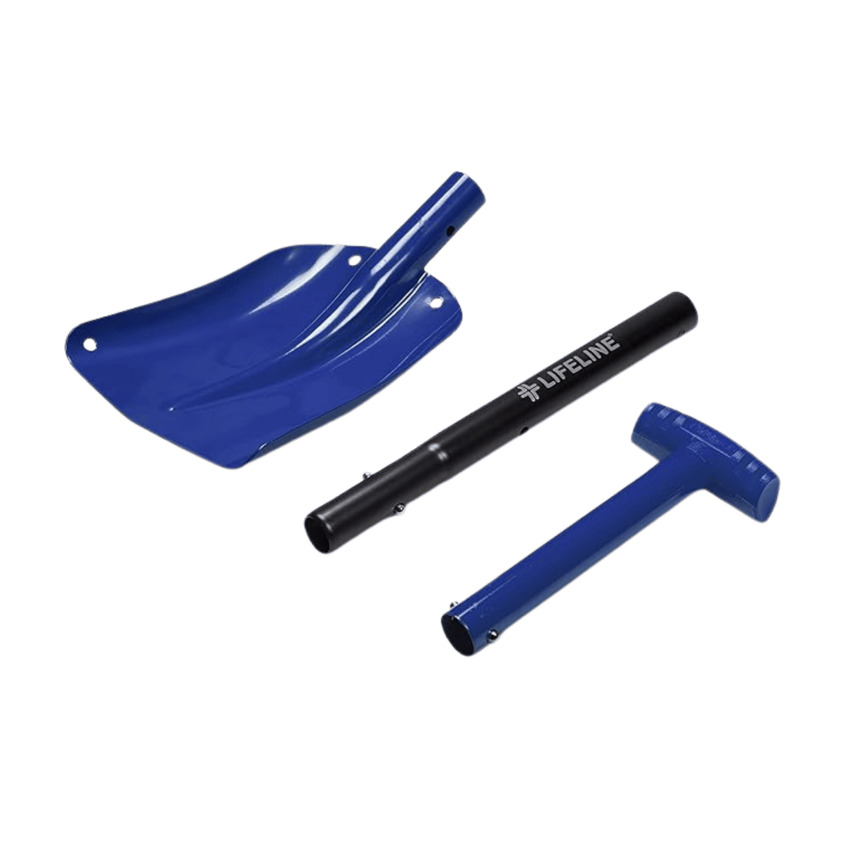 LIFELINE ALUMINUM SPORT UTILITY SHOVEL - BLUE/BLACK - MULTI COMPONENTS