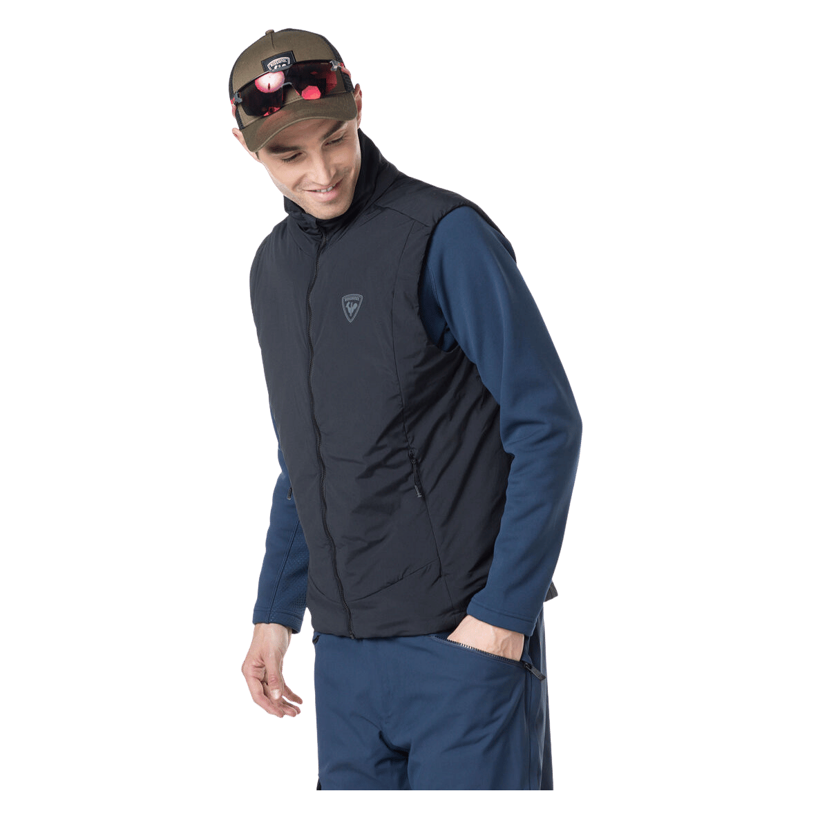 ROSSIGNOL MEN'S OPSIDE LIGHT INSULATED VEST - BLACK_Side