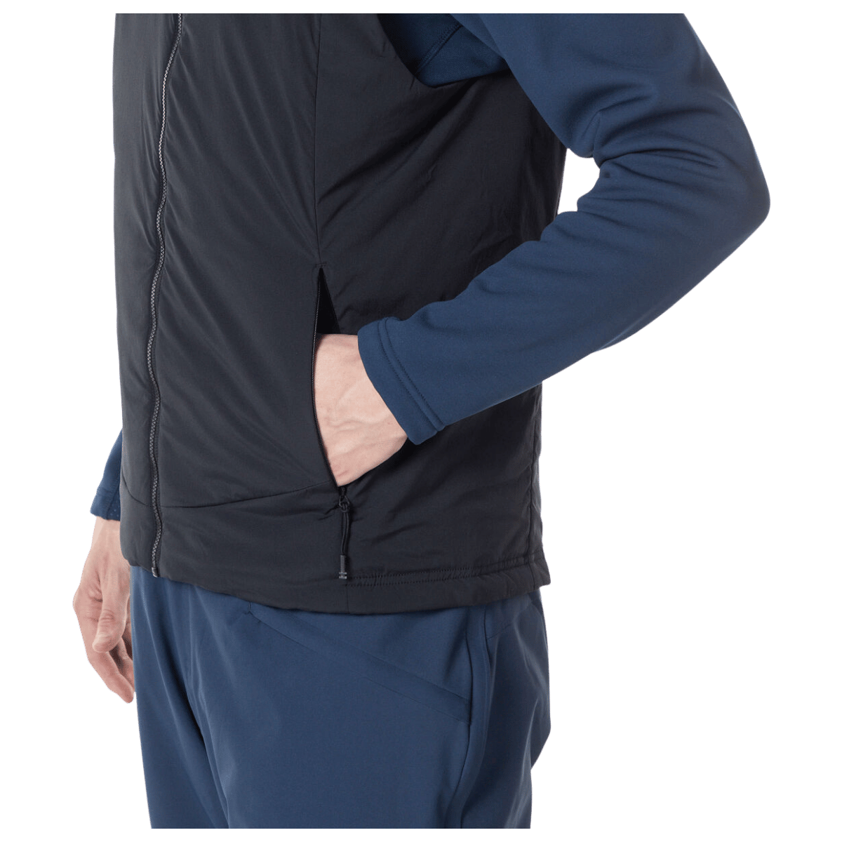 ROSSIGNOL MEN'S OPSIDE LIGHT INSULATED VEST - BLACK_POCKET