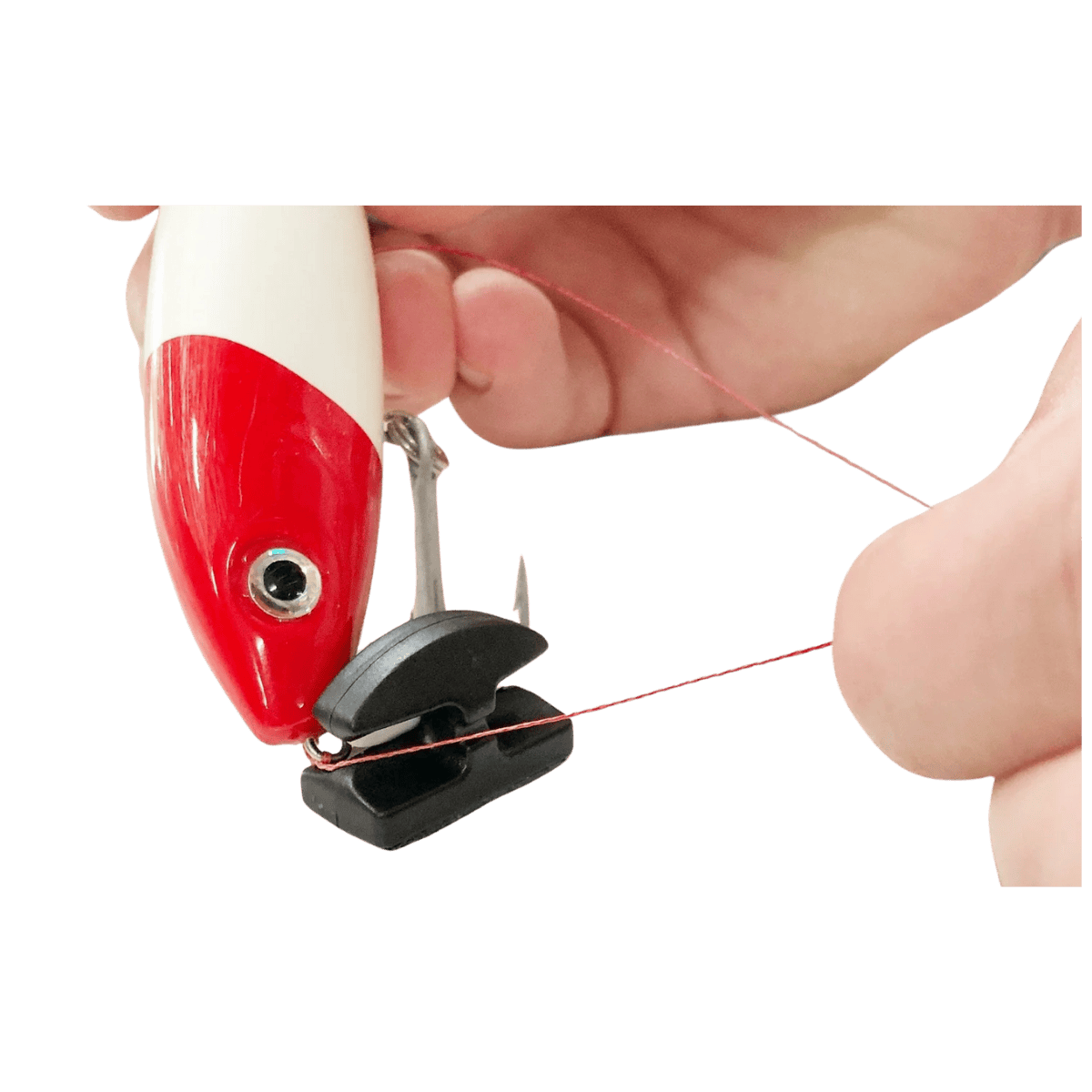LINE CUTTERZ PEEL & STICK FLAT MOUNT CUTTER - CLOSER IN USE VIEW