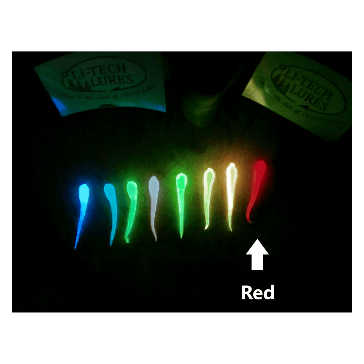 LITECH WIGGLE JIG - GLOW RED