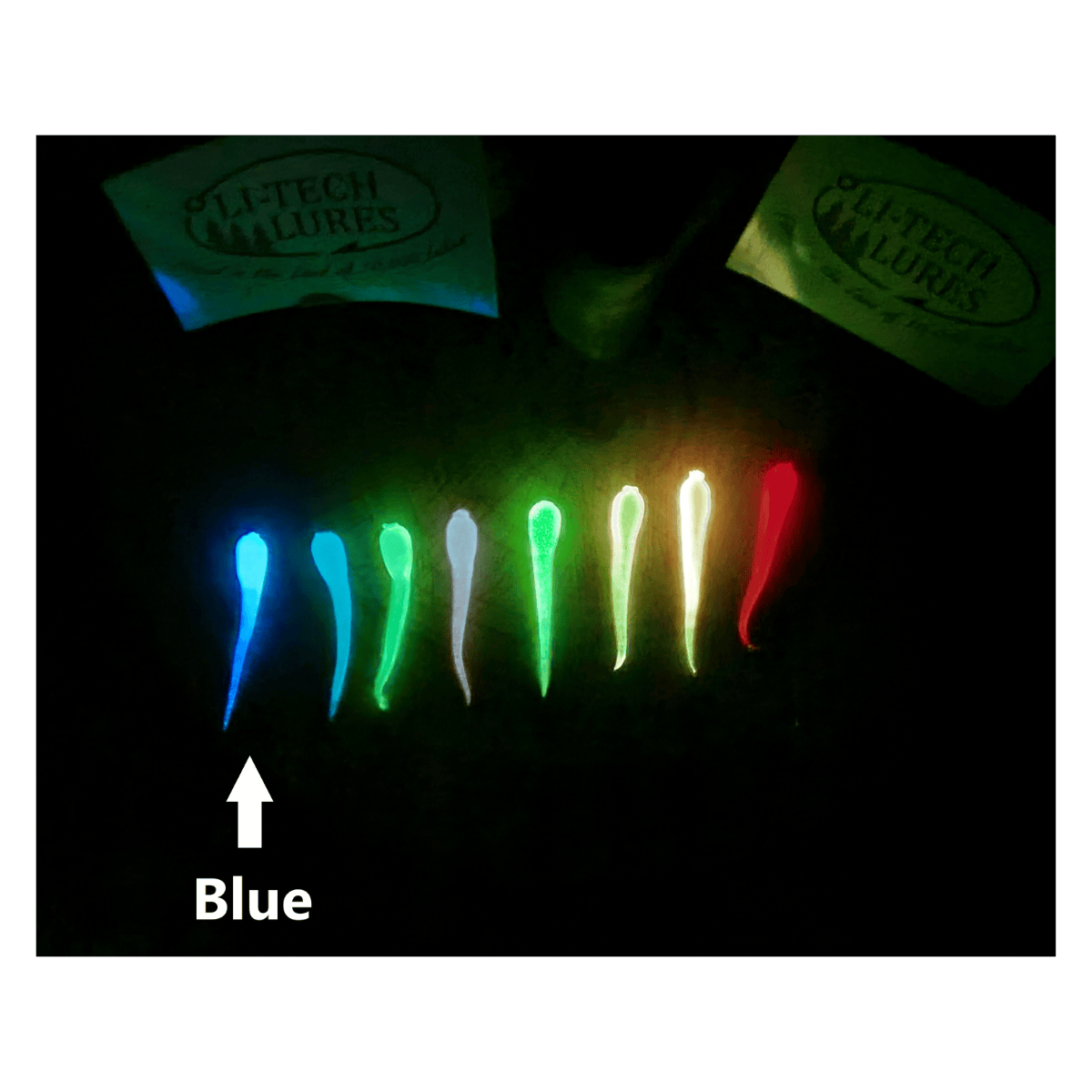 LITECH WIGGLE JIG - GLOW BLUE