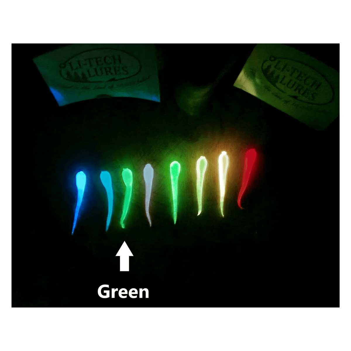LITECH WIGGLE JIG - GLOW GREEN