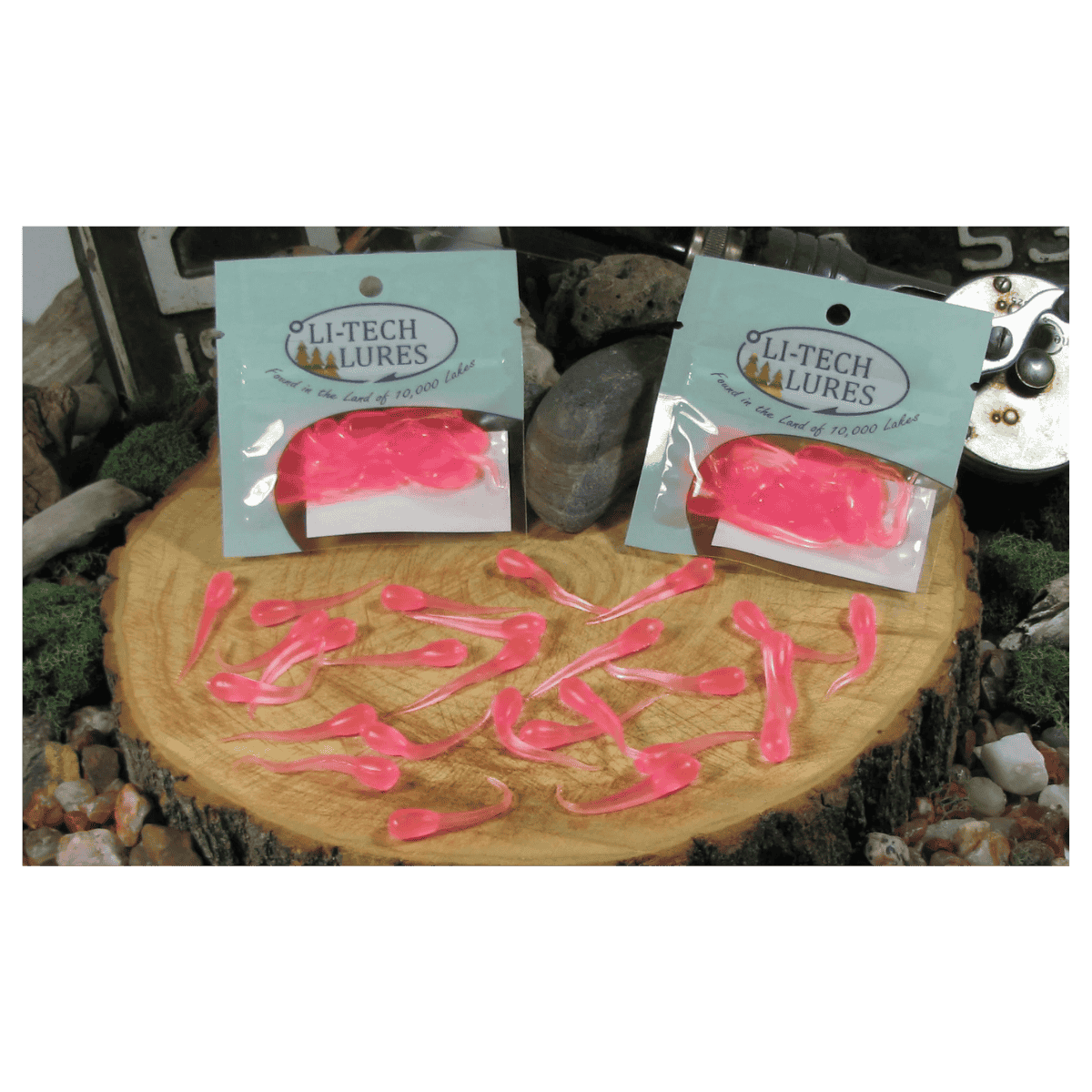 LITECH WIGGLE JIG - FLOURESCENT RED