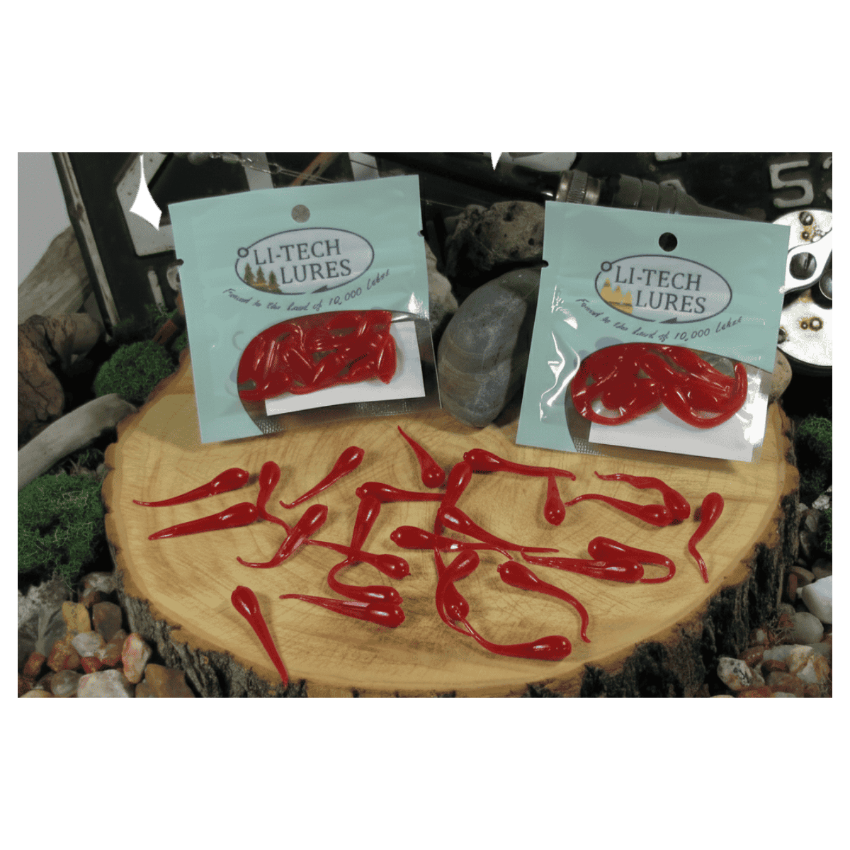 LITECH WIGGLE JIG - SHAD RED