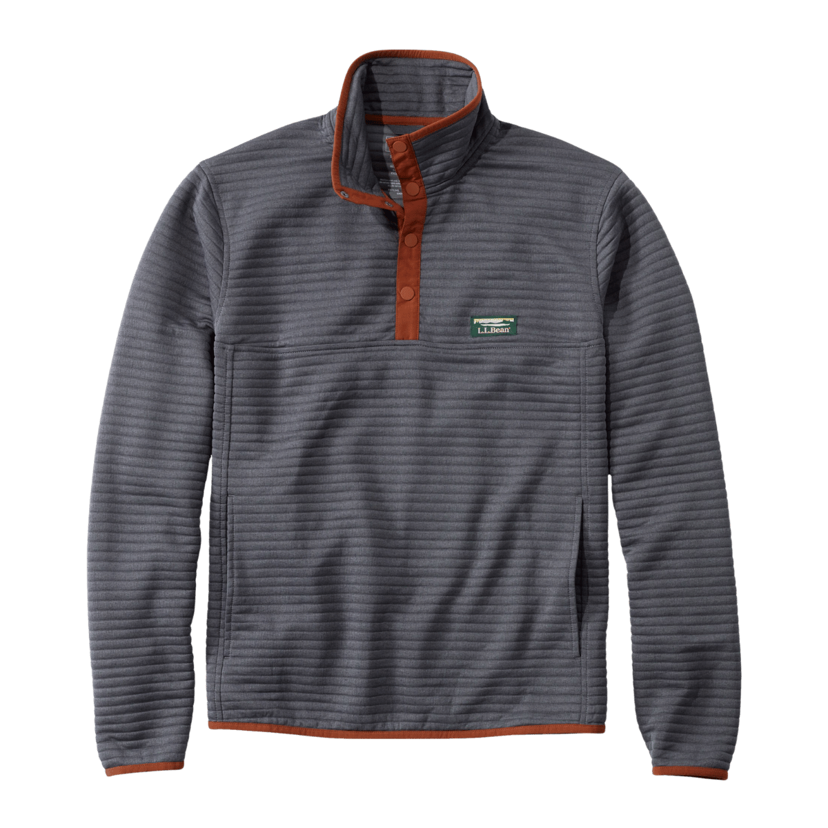 L.L BEAN AIRLIGHT KNIT PULLOVER - PLATINUM