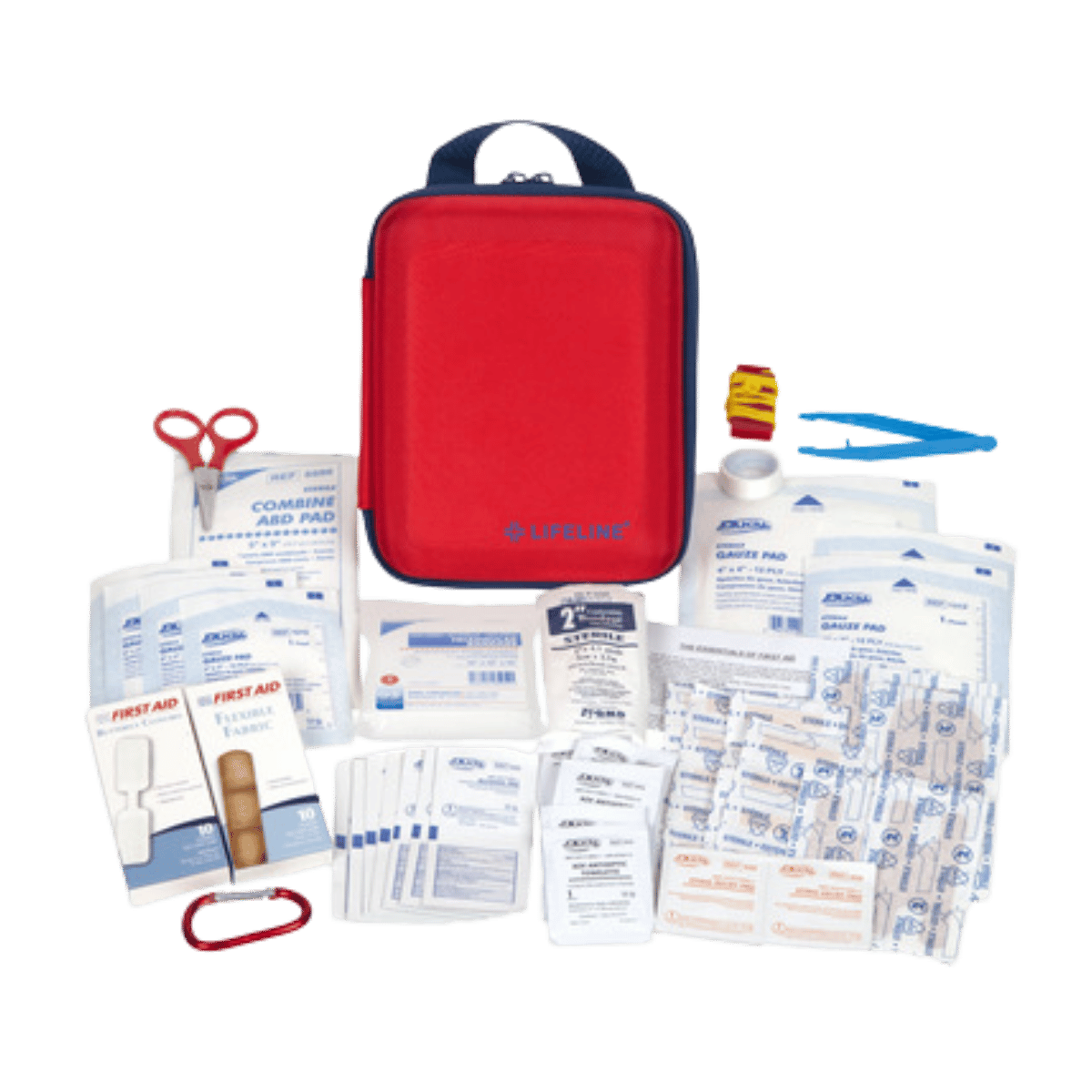 LIFELINE HARD-SHELL FOAM FIRST AID KIT 85-PC KIT