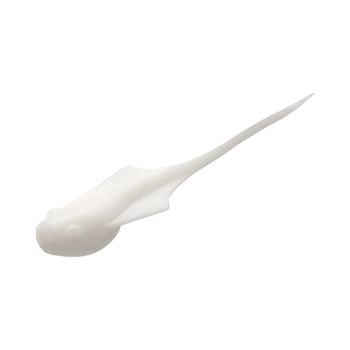 13 FISHING MADPOLE PANFISH PLASTICS 6PK WHITE NO. 1