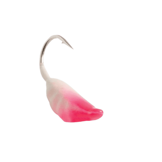 CLAM MAGGOT DROP SZ10 - 1/32OZ - WHITE/PINK GLOW