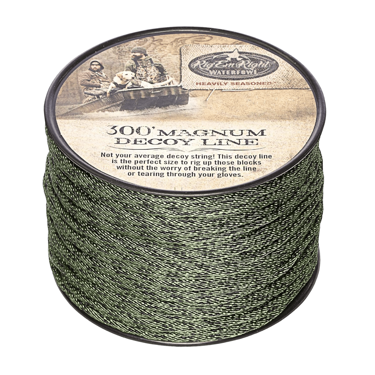RIGEM RIGHT MAGNUM DECOY LINE- 300' SPOOL