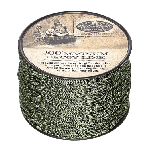 RIGEM RIGHT MAGNUM DECOY LINE- 300' SPOOL