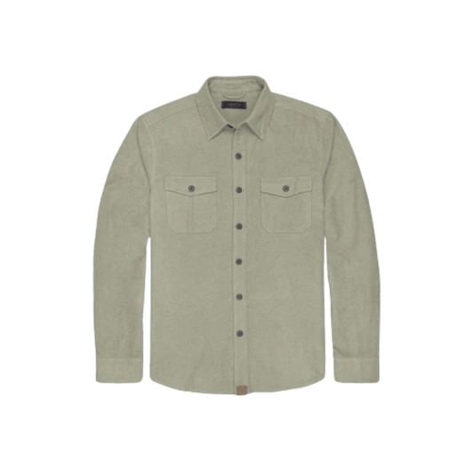 DAKOTA GRIZZLY MEN'S MAJOR CHAMOIS SHIRT - PUTTY