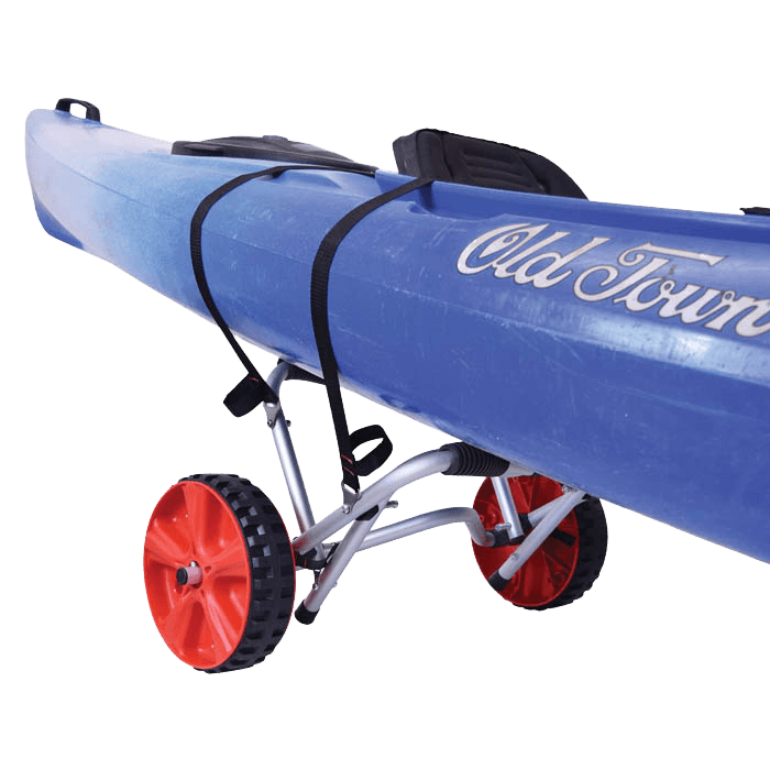 MALONE TRX DELUXE KAYAK/CANOE CART with kayak attached