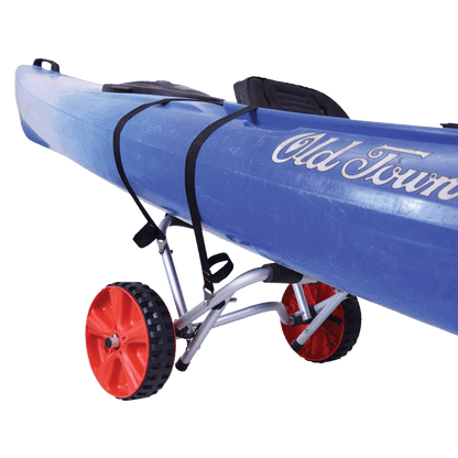 MALONE TRX DELUXE KAYAK/CANOE CART with kayak attached