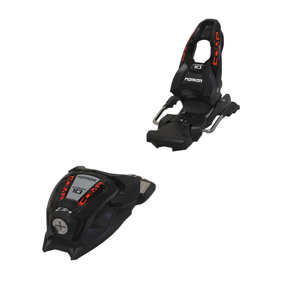 MARKER COMP 10 JUNIOR BINDINGS 2026 FRONT PROFILE