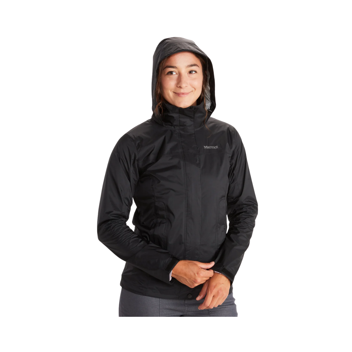 MARMOT W PRECIP ECO JACKET BLACK