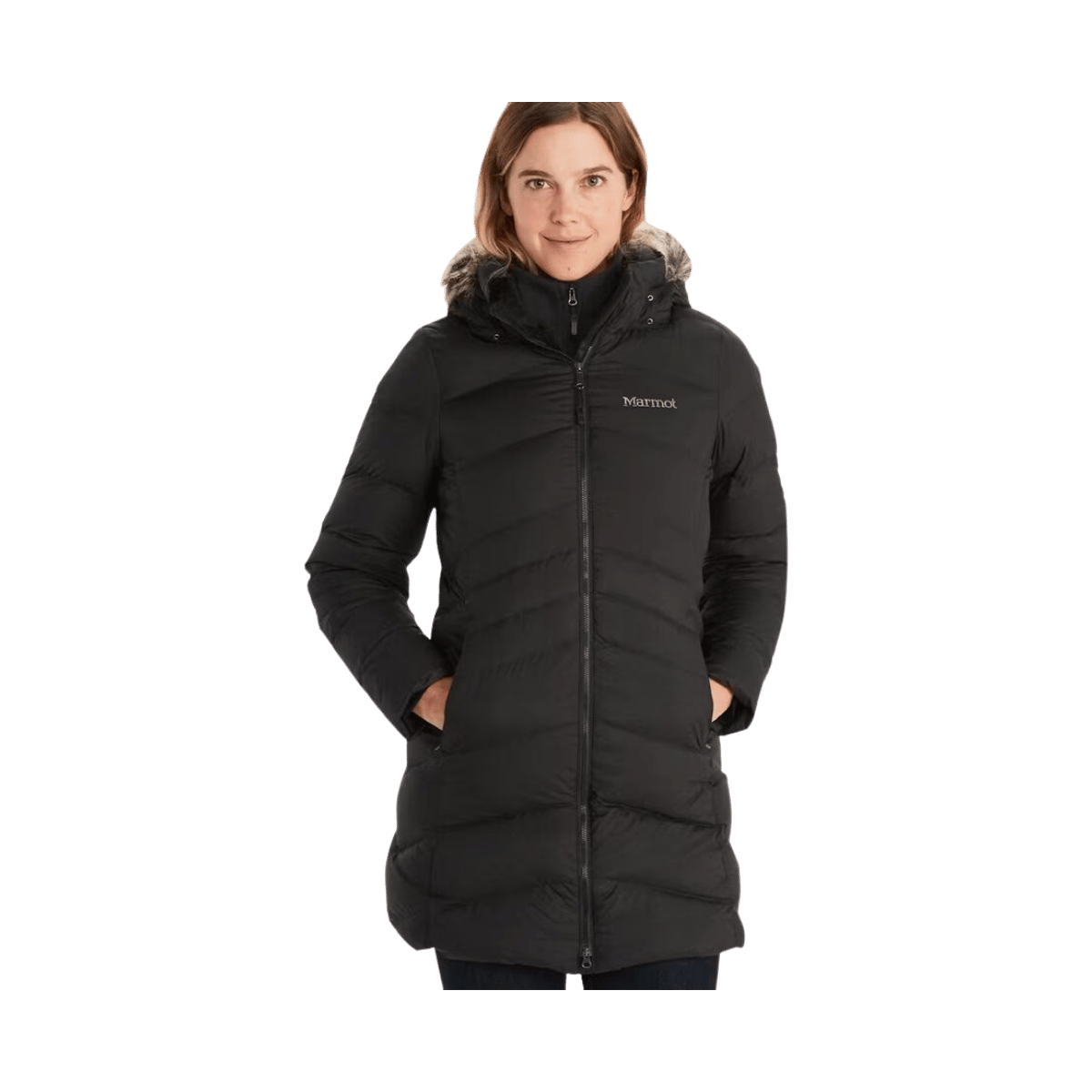 MARMOT WOMENS MONTREAL COAT EXT BLACK