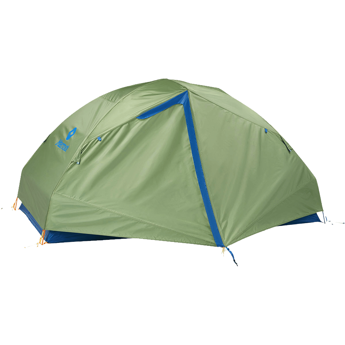 MARMOT TUNGSTEN 3P BACKPACKING TENT - FOLIAGE/DK AZURE FRONT W RAINFLY