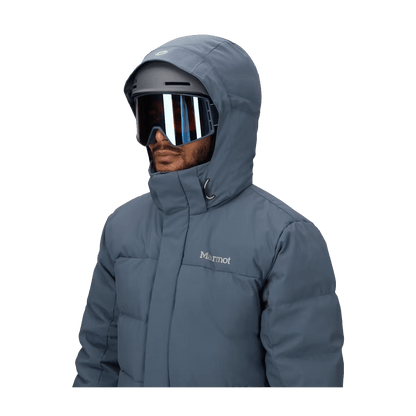 MARMOT SHADOW JACKET - THUNDERHEAD - HOOD DOWN VIEW