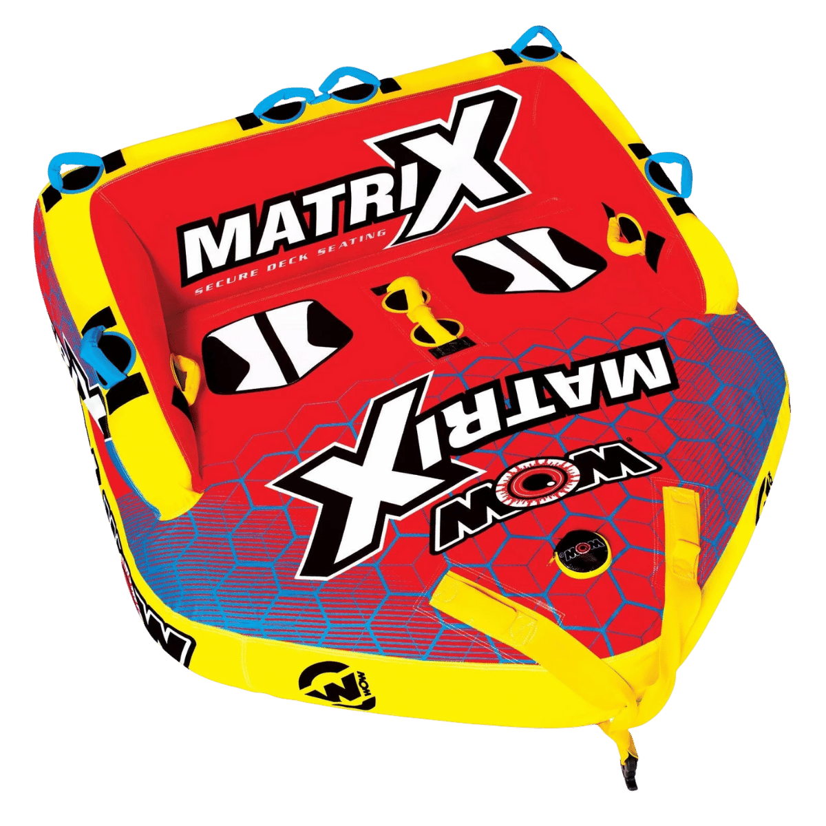 WATER SPORTS MATRIX TOWABLE INFLATABLE TUBE - TOP ANGLED VIEW