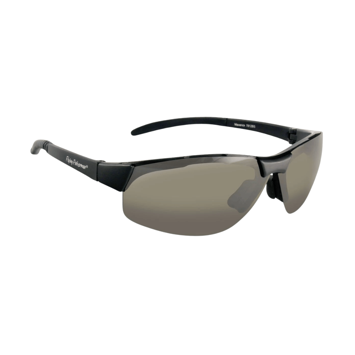 FLYING FISHERMAN MAVERICK SUNGLASSES - SMOKE - MATTE BLACK