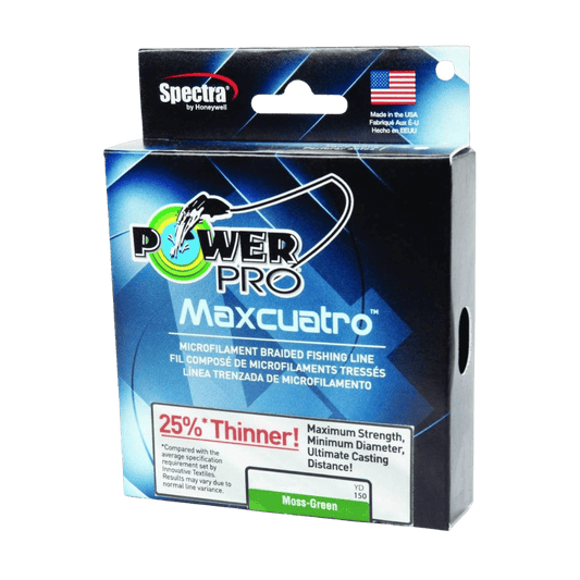 POWER PRO MAXCUATRO 150YD 80 LBS MOSS GREEN