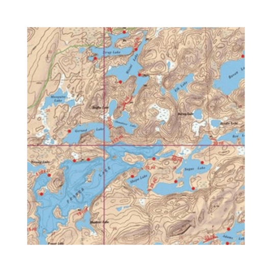 MCKENZIE PROD MCKENZIE BWCA MAP #08 IMAGE