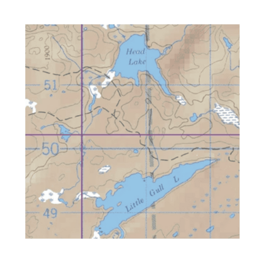 MCKENZIE BWCA MAP #22 - ARROW AND SANDSTONE LAKES
