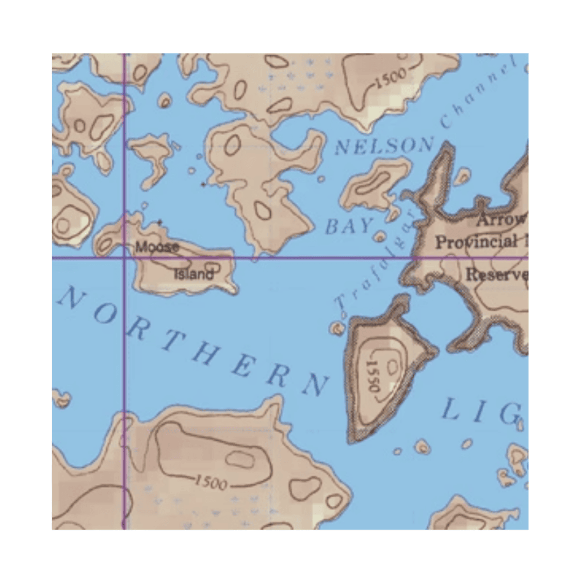 MCKENZIE BWCA MAP #24 -  NORTHERN LIGHT LAKE