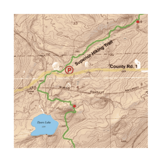 MCKENZIE MAP #103 - TACONITE HARBOR/LITTLE MARAIS AND CROSBY MANITOU STATE PARK