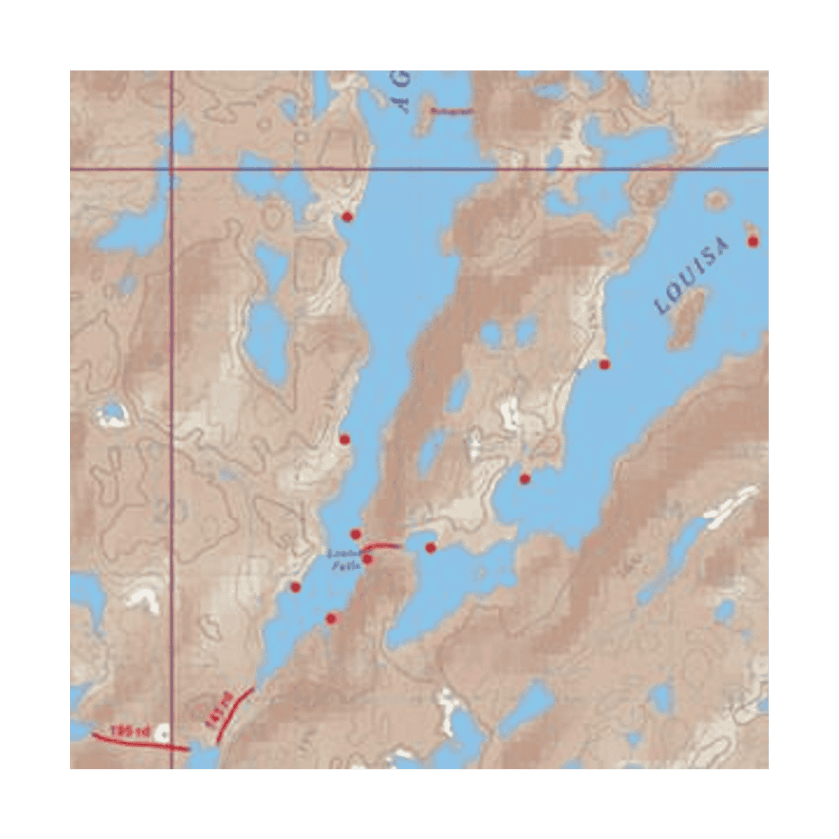 MCKENZIE BWCA MAP #27 - AGNES AND KAHSHAHPIWI