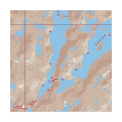MCKENZIE BWCA MAP #27 - AGNES AND KAHSHAHPIWI