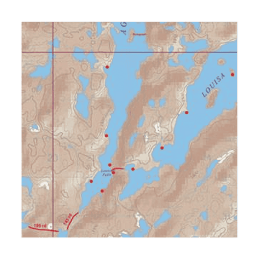 MCKENZIE BWCA MAP #27 - AGNES AND KAHSHAHPIWI