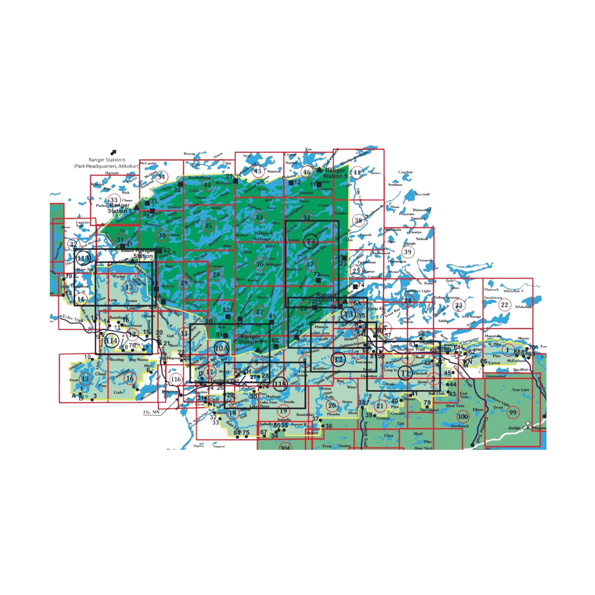 MCKENZIE BWCA MAP #27 - AGNES AND KAHSHAHPIWI_1