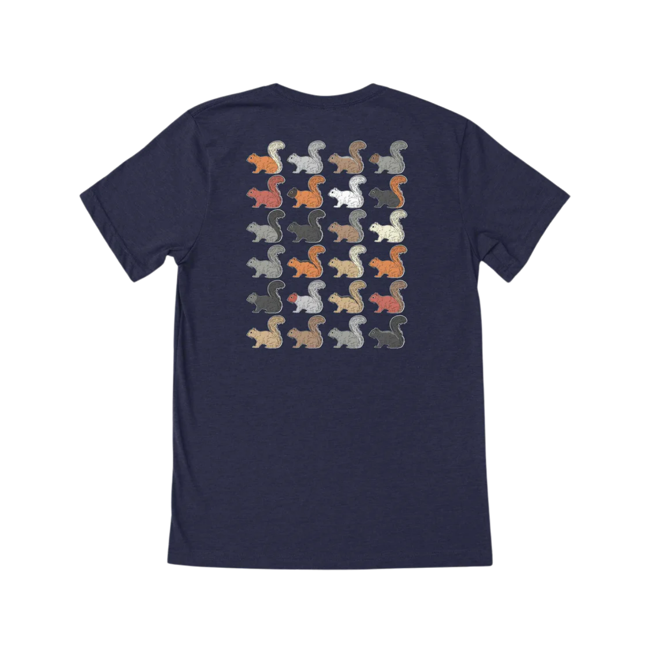 MEATEATER BRAND FOX SQUIRRELS T-SHIRT NAVY HEATHER