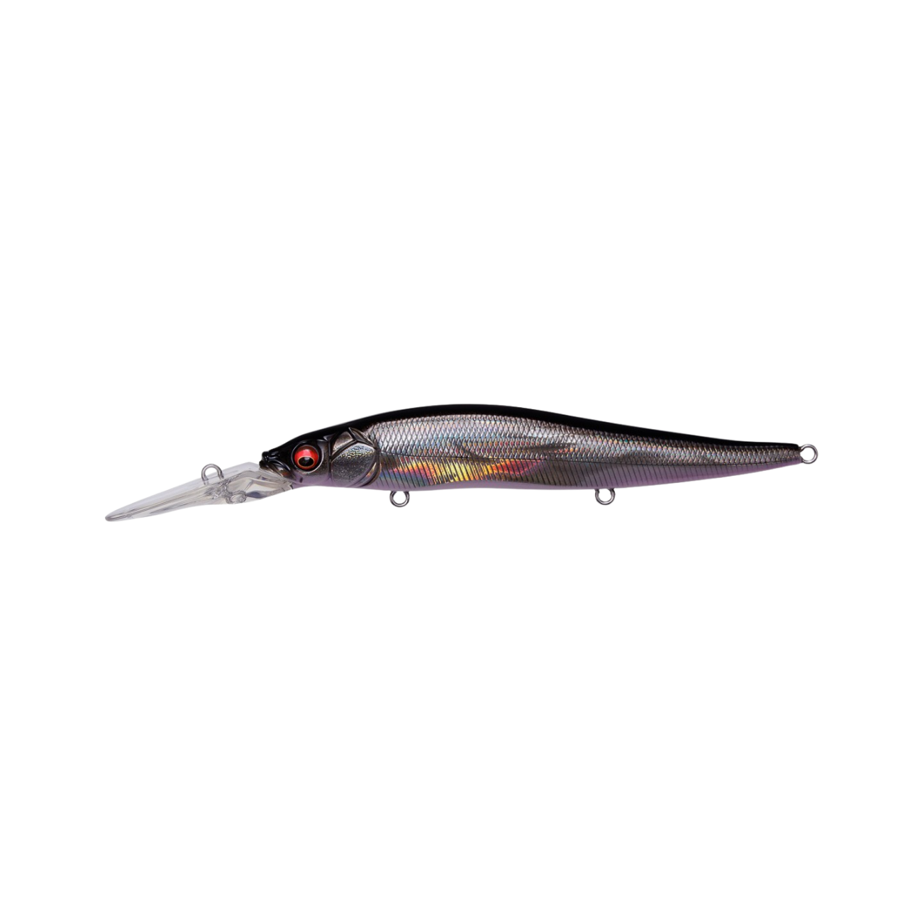 MEGABASS VISION ONETEN+2 JR JERKBAIT GG DEADLY BLACK SHAD