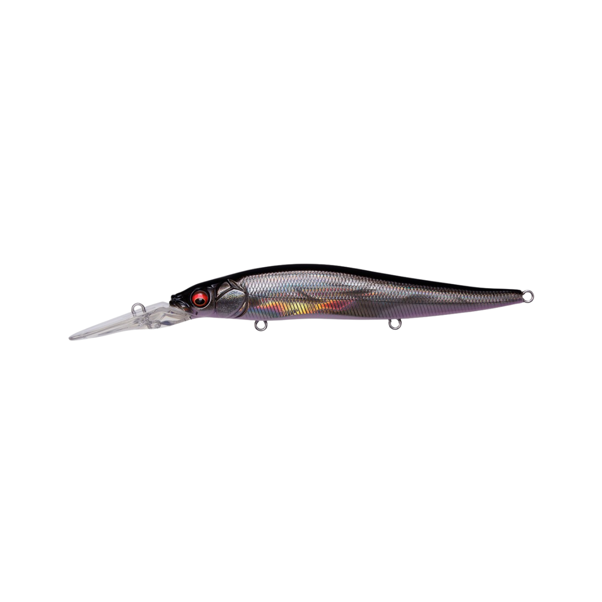 MEGABASS VISION ONETEN+2 JR JERKBAIT GG DEADLY BLACK SHAD